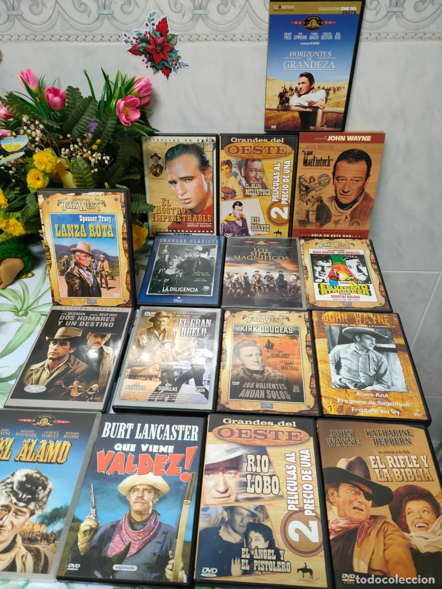 Cinema: 16 DVD LOTE. PEL&Iacute;CULAS OESTE, WENSTER, VAQUEROS. EDICIONES ESPECIALES ➕ REGALOS GRATIS