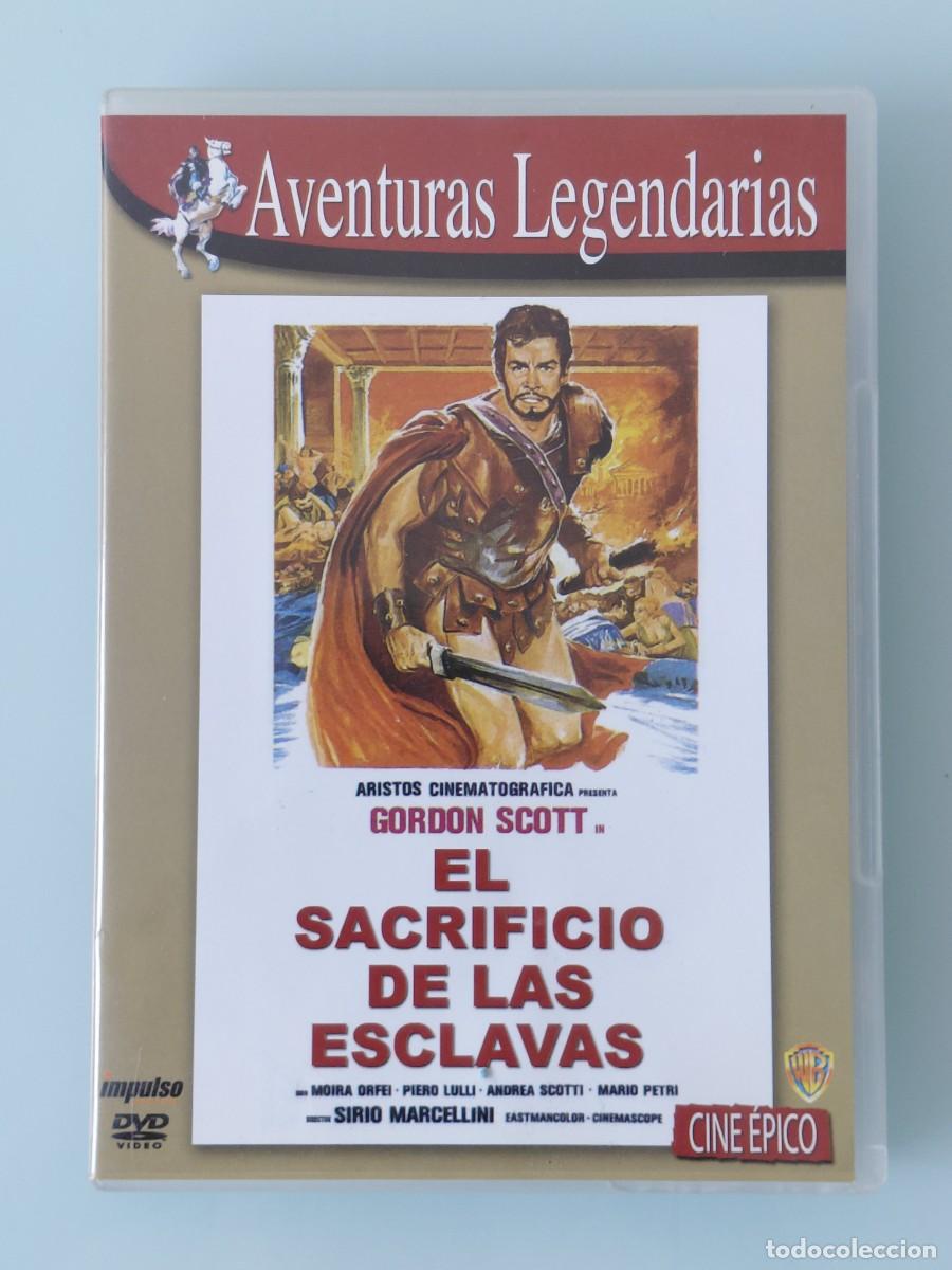 Cine: DVD - EL SACRIFICIO DE LAS ESCLAVAS CON GORDON SCOTT DE SIRIO MARCELLINI