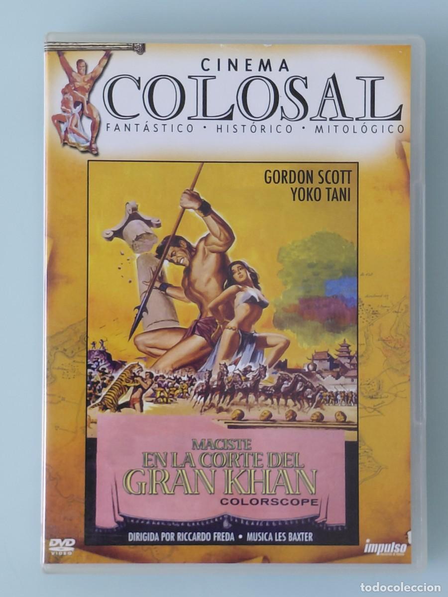 Cine: DVD - MACISTE EN LA CORTE DEL GRAN KHAN DE RICCARDO FREDA CON GORDON SCOTT Y YOKO TANI
