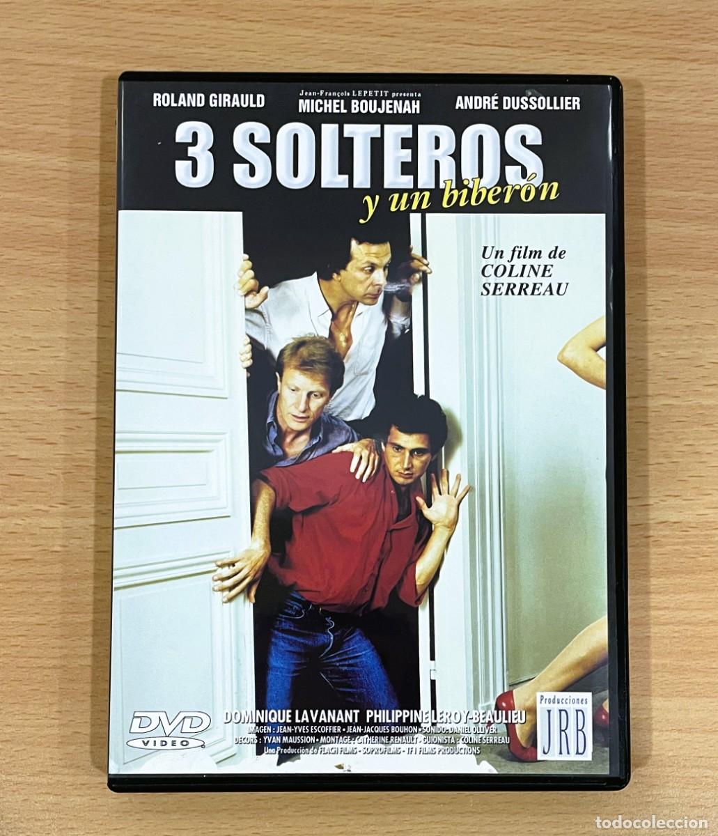 Cine: DVD CINE COMEDIA FRANCESA SOBRE LA PATERNIDAD - 3 TRES SOLTEROS Y UN BIBER&Oacute;N (1985)