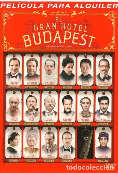 Cine: El gran hotel Budapest- 8420266971272