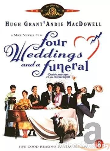 Cine: Four Weddings and a Funeral- 8712626026150