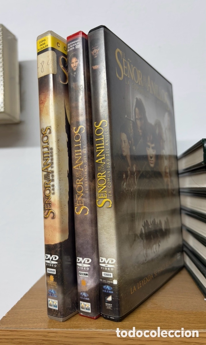 Cine: Trilog&iacute;a en DVD el se&ntilde;or de los anillos - la comunidad - el retorno del rey - las dos torres