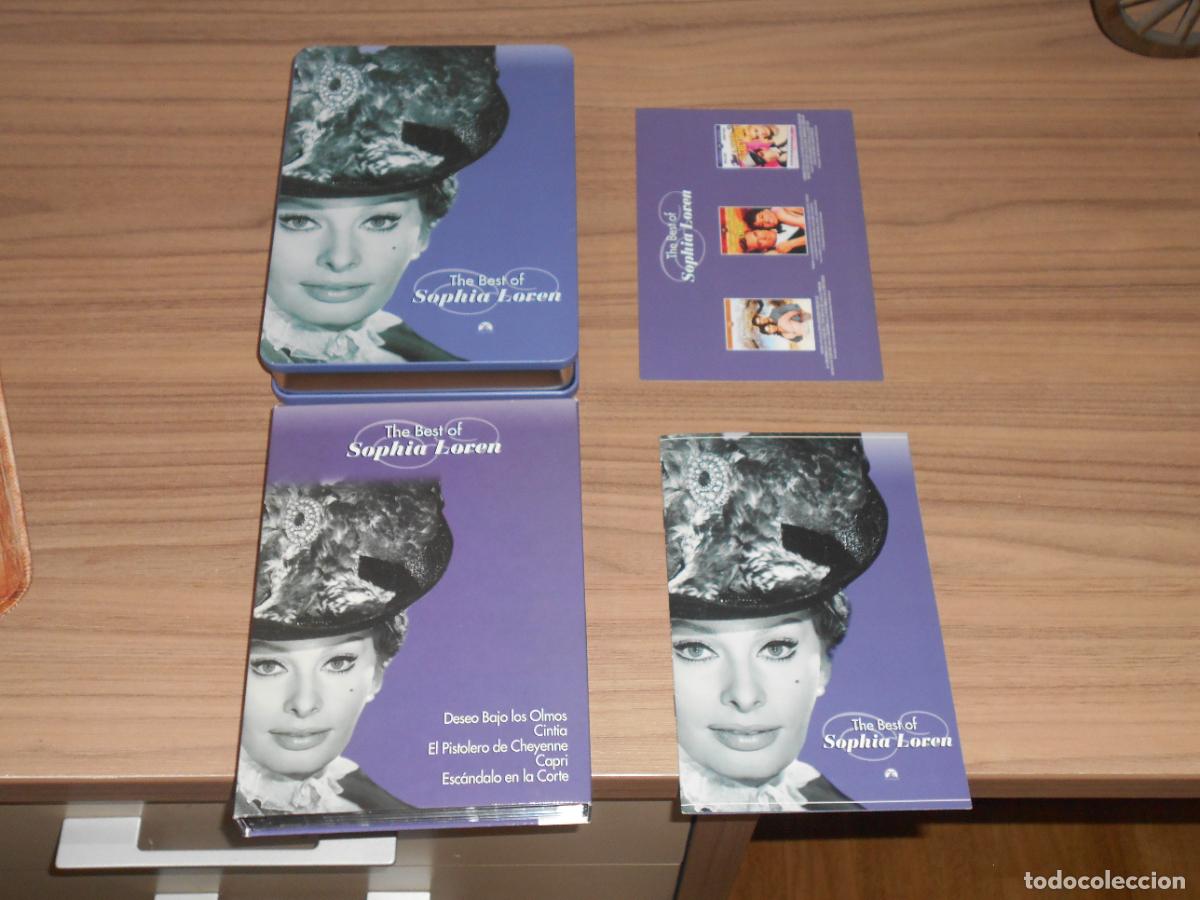 Cine: SOPHIA LOREN Coleccion 5 DVD DESEO OLMOS - CAPRI - PISTOLERO CHEYENNE - ESCANDALO CORTE Como NUEVA