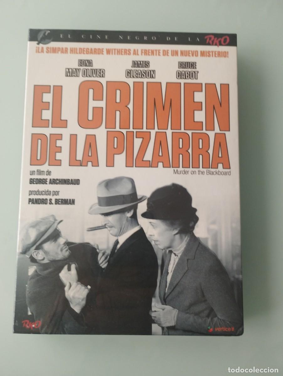 Cine: DVD El crimen de la pizarra de George Archinbaud, precintado, incluye libreto de 24 paginas