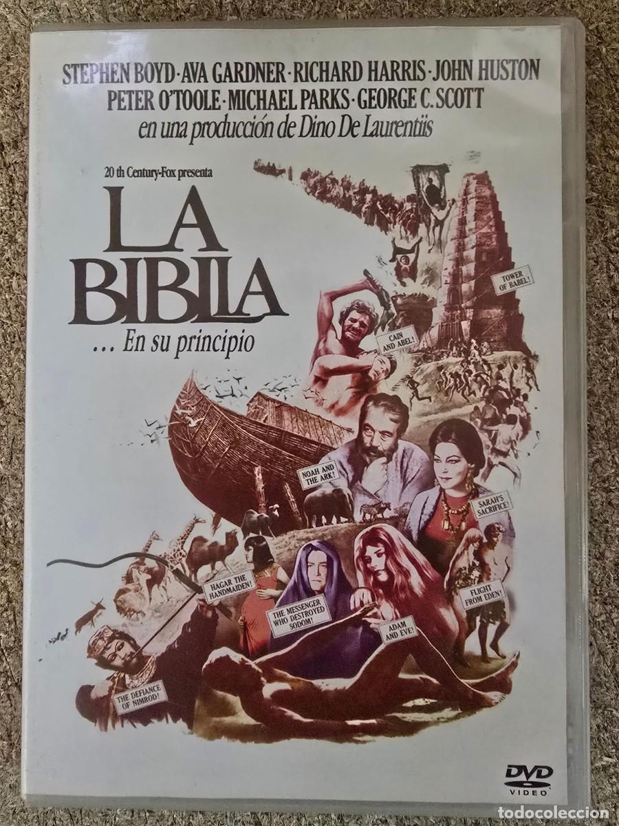 Cine: DVD La Biblia en su principio.Peter O'toole.Ava Gardner