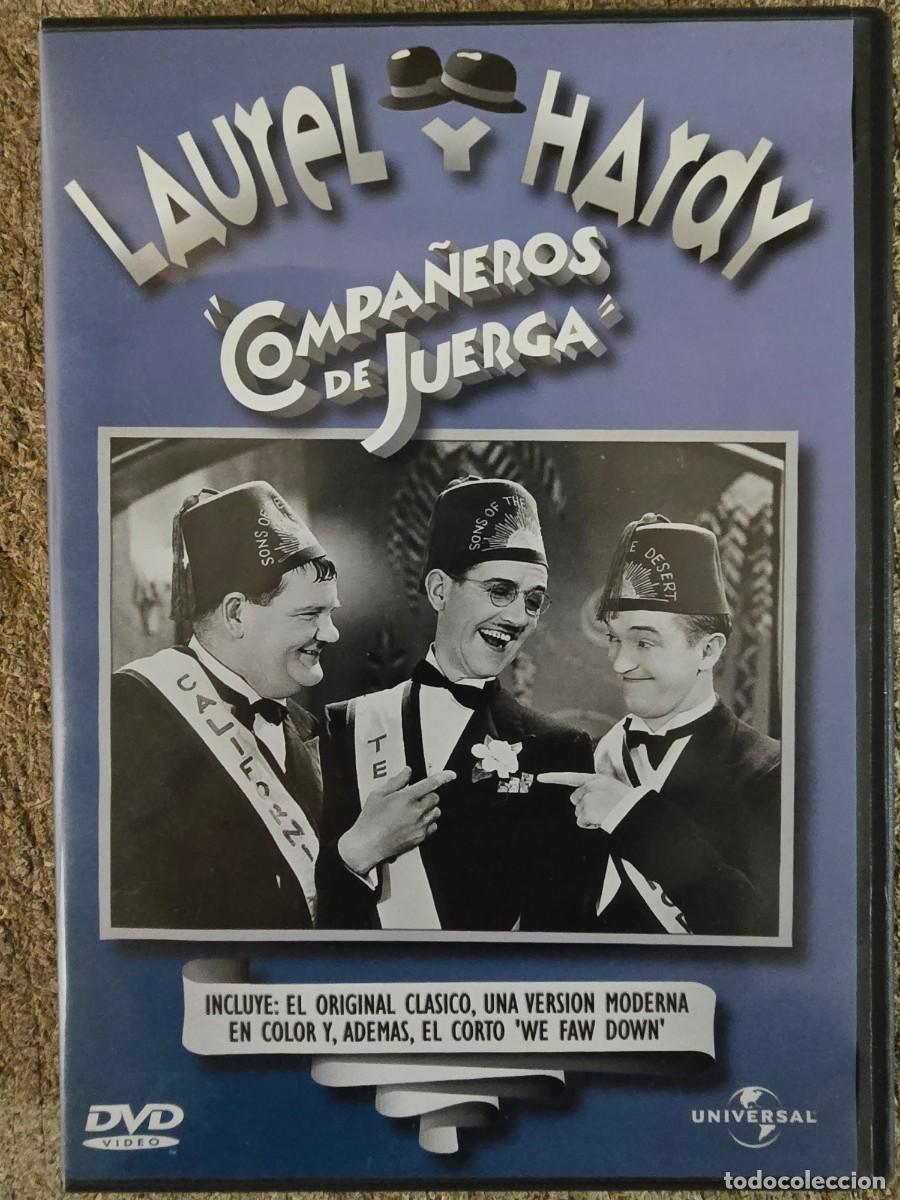 Cine: DVD Compa&ntilde;eros de Juerga.Laurel y Hardy