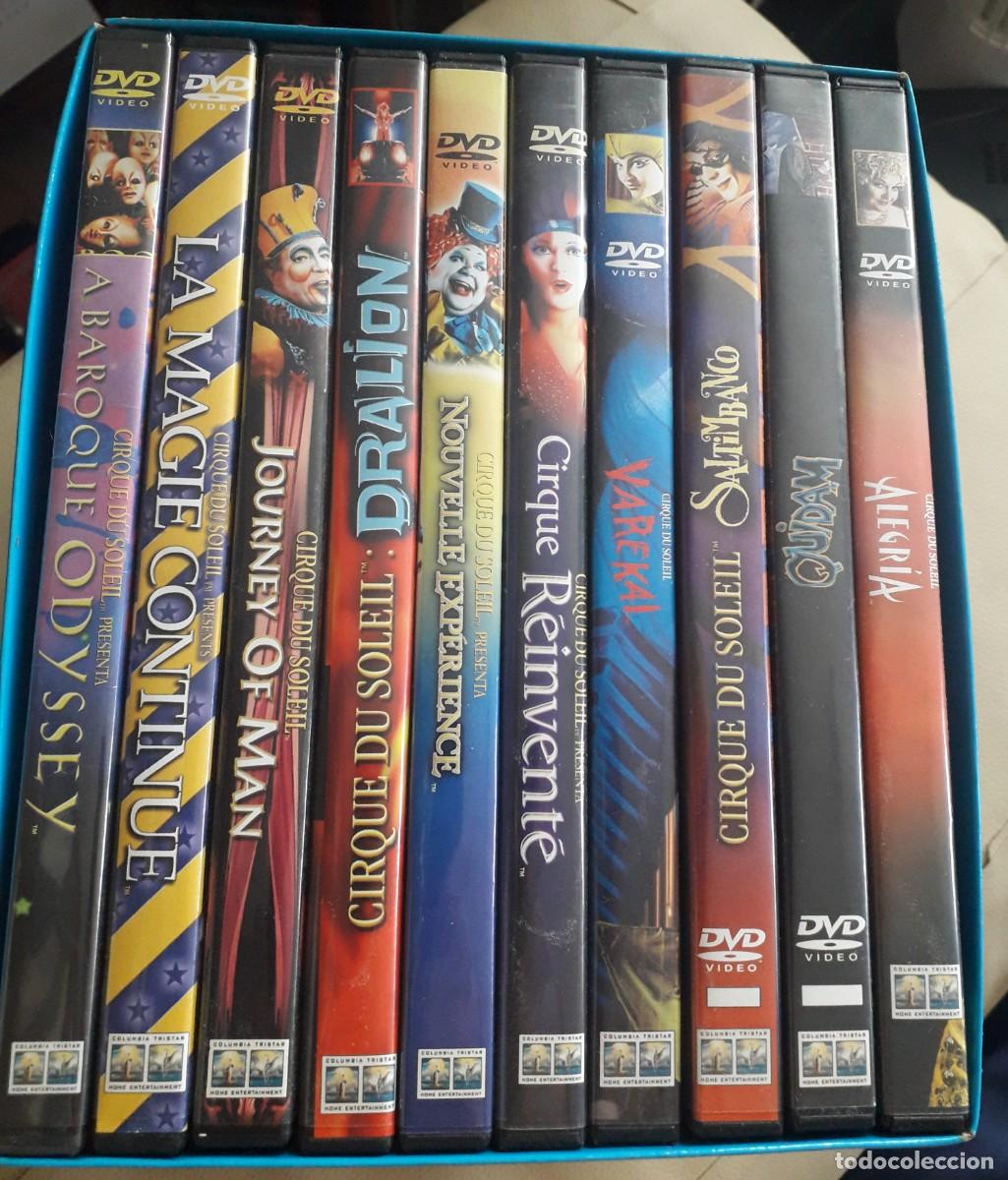 Cin&eacute;ma: DVDs Cirque du soleil. 10 preciosos espect&aacute;culos.