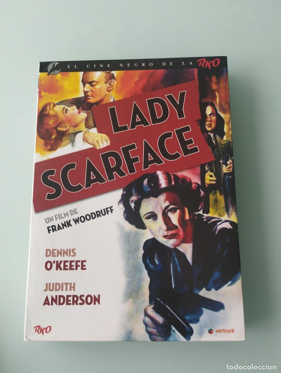 Cine: DVD Lady Scarface de Frank Woodruff con libreto exclusivo de 24 paginas, cine negro de la RKO