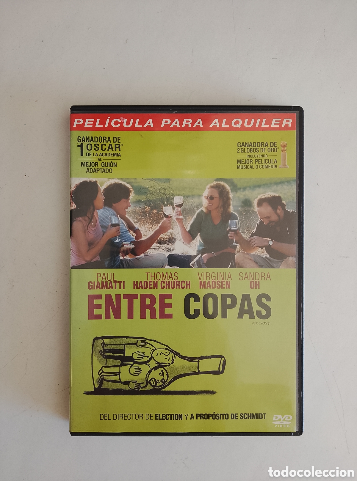 Cine: PELICULA DVD ENTRE COPAS