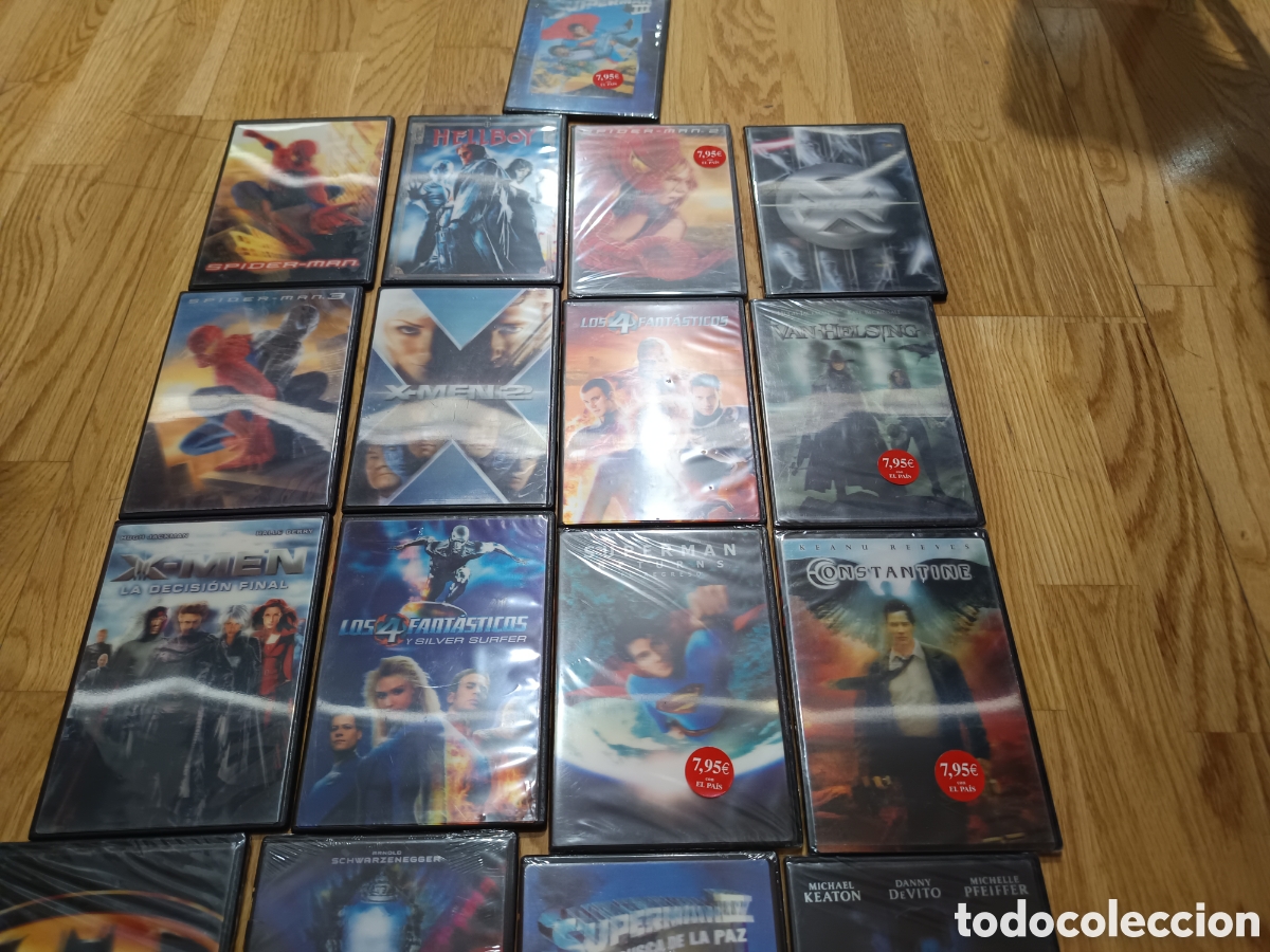 Kino: Gran colecci&oacute;n de cl&aacute;sicos de cine de superh&eacute;roes. Spiderman, Superman, Batman, Xmen...