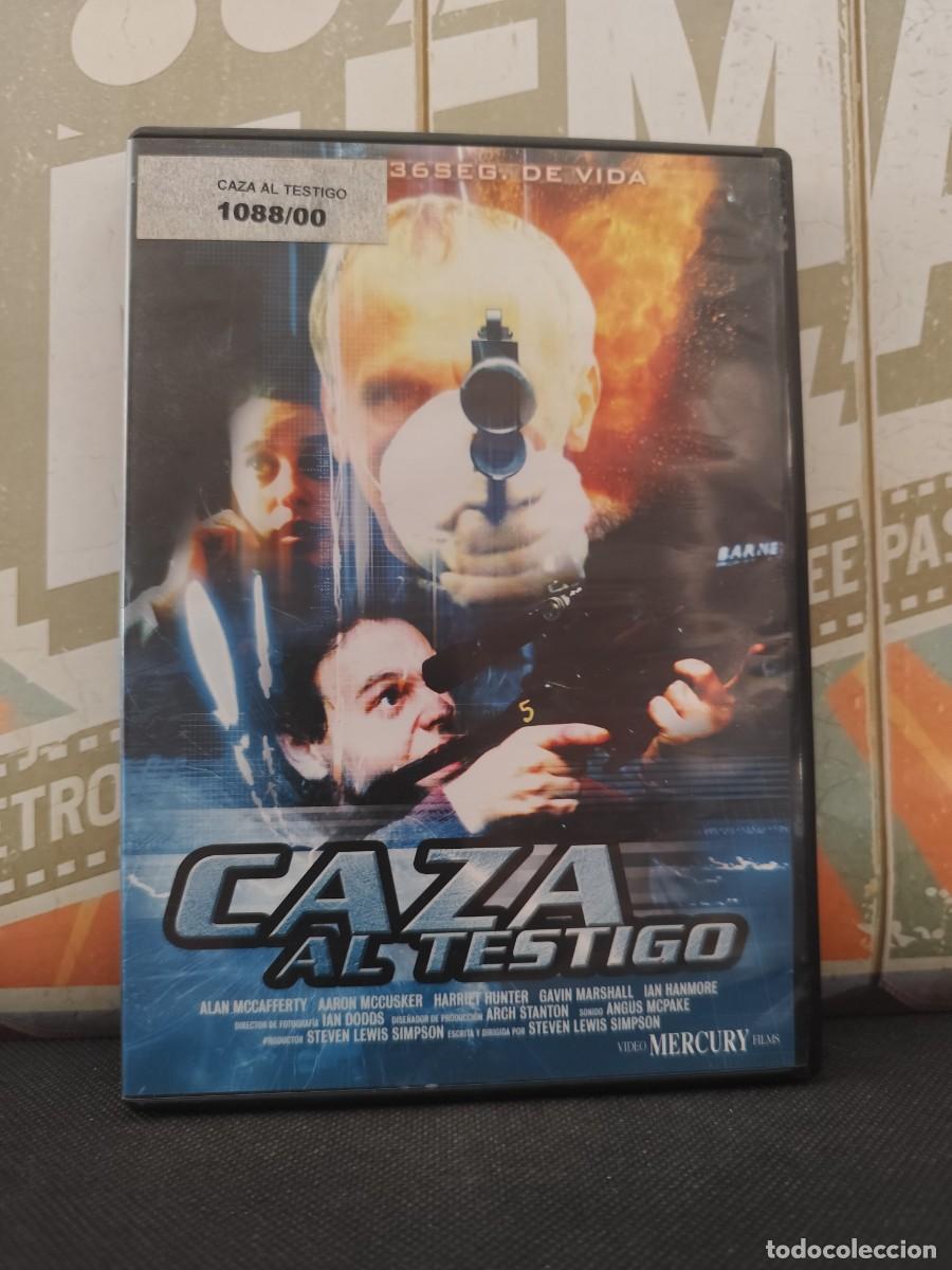 Cine: DVD 2414 Caza al testigo / Disco con se&ntilde;ales de uso