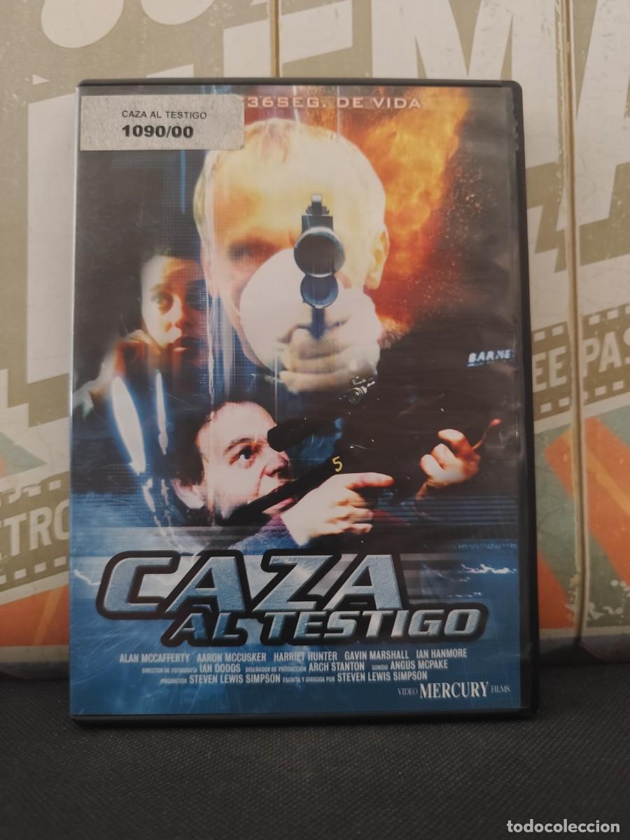 Cine: DVD 2423 Caza al testigo / Disco con se&ntilde;ales de uso