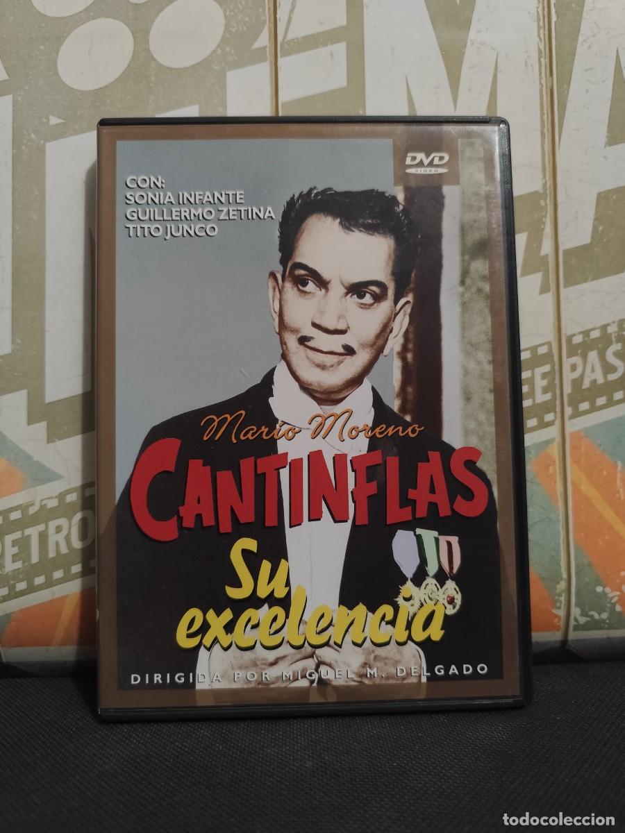 Cine: DVD 2436 Su excelencia Cantinflas / Disco con se&ntilde;ales de uso