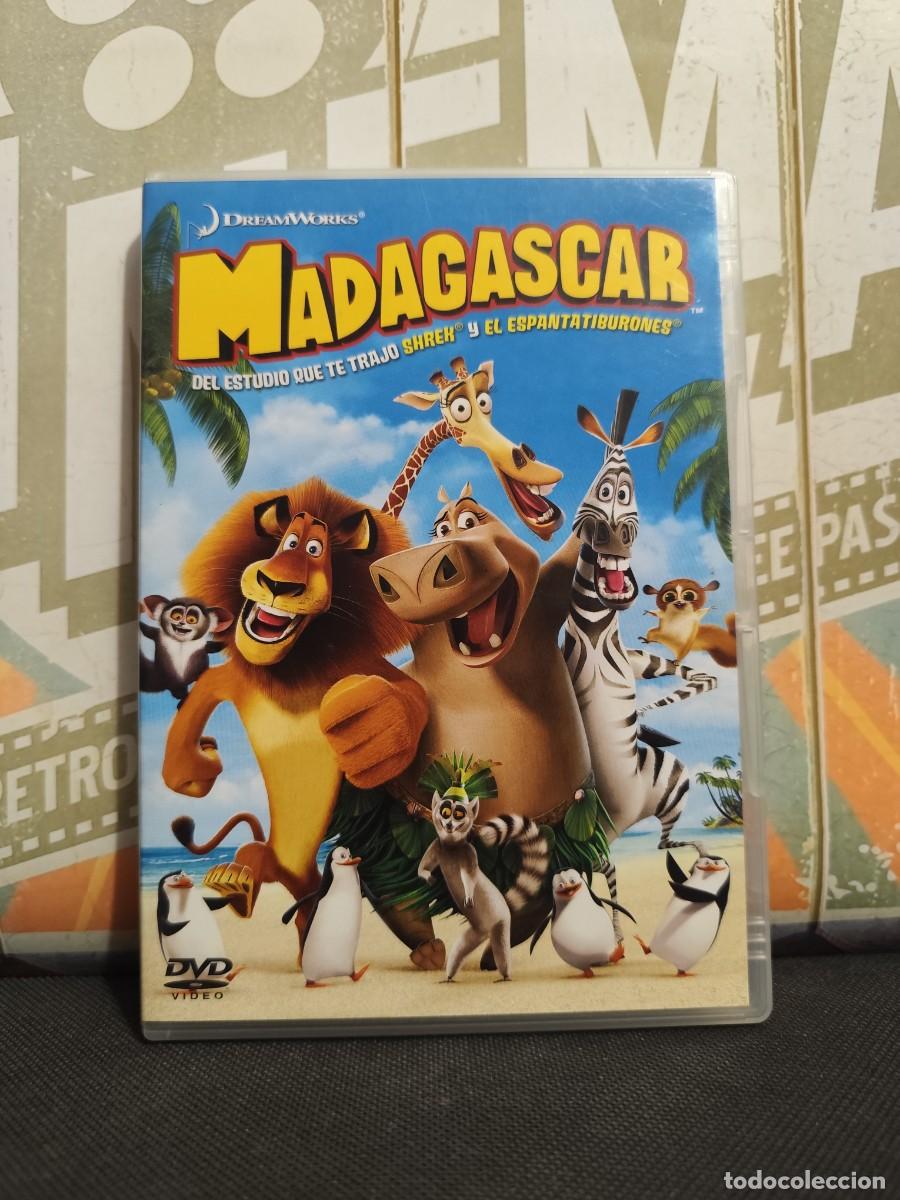 Cine: DVD 2438 Madagascar / Disco con se&ntilde;ales de uso