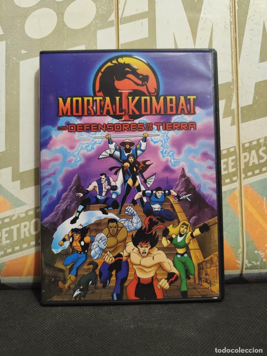 Cine: DVD 2439 Mortal Kombat Los defensores de la tierra / Disco con se&ntilde;ales de uso