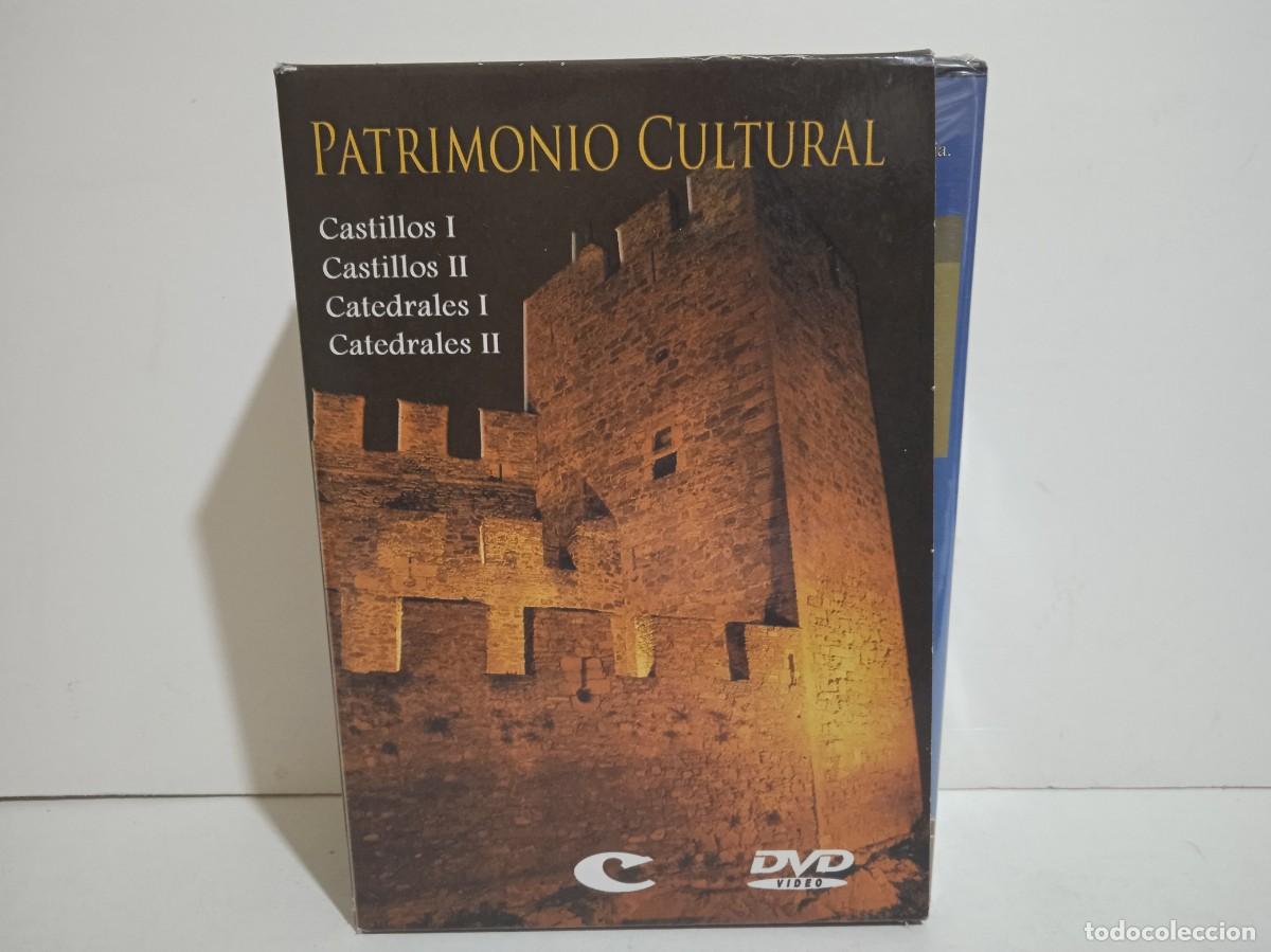 Cine: BOX PATRIMONIO CULTURAL - CASTILLOS, CATEDRALES, EDICIONES CULTURAL - 4 x DVD NUEVOS
