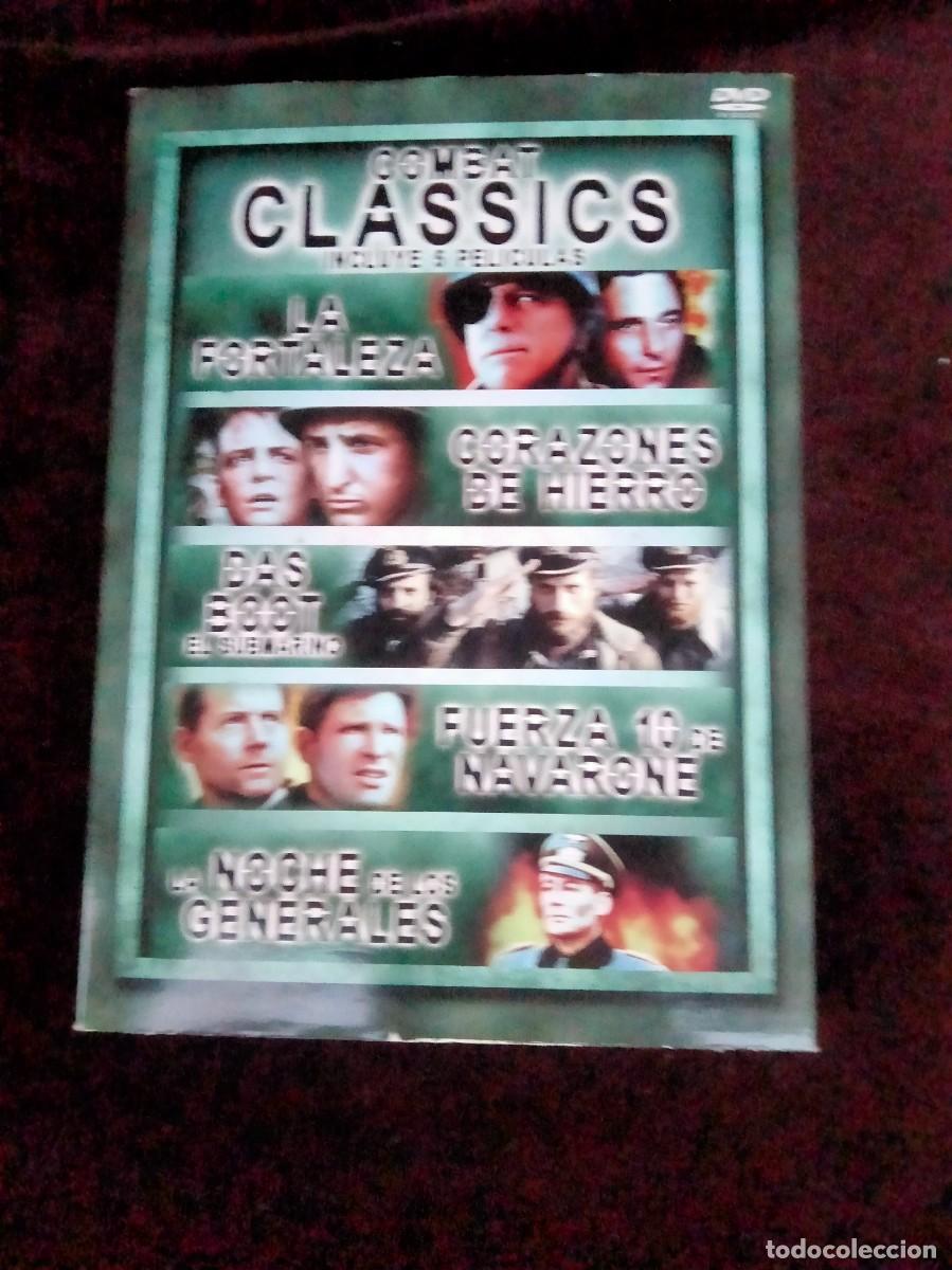 Cine: combat classics - incluye 5 peliculas - dvd como nuevoa