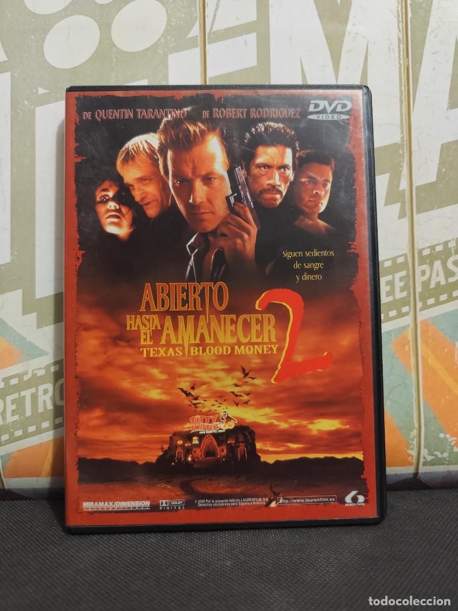 Cine: DVD 2451 Abierto hasta el amanecer 2 Texas Blood money / Disco con se&ntilde;ales de uso