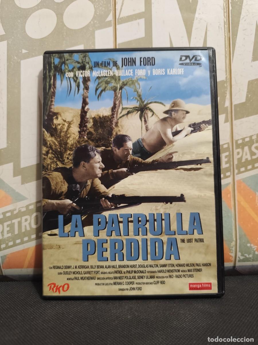 Cine: DVD 2453 La patrulla perdida / Disco con se&ntilde;ales de uso