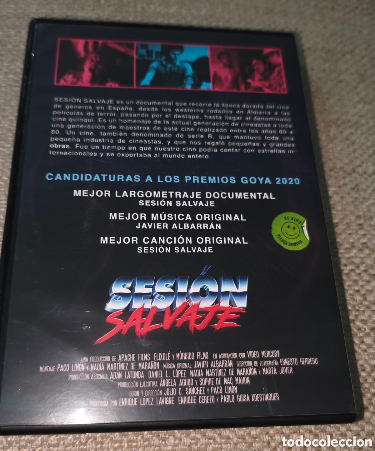 Cine: DOCUMENTAL SESI&Oacute;N SALVAJE DVD - Foto 3