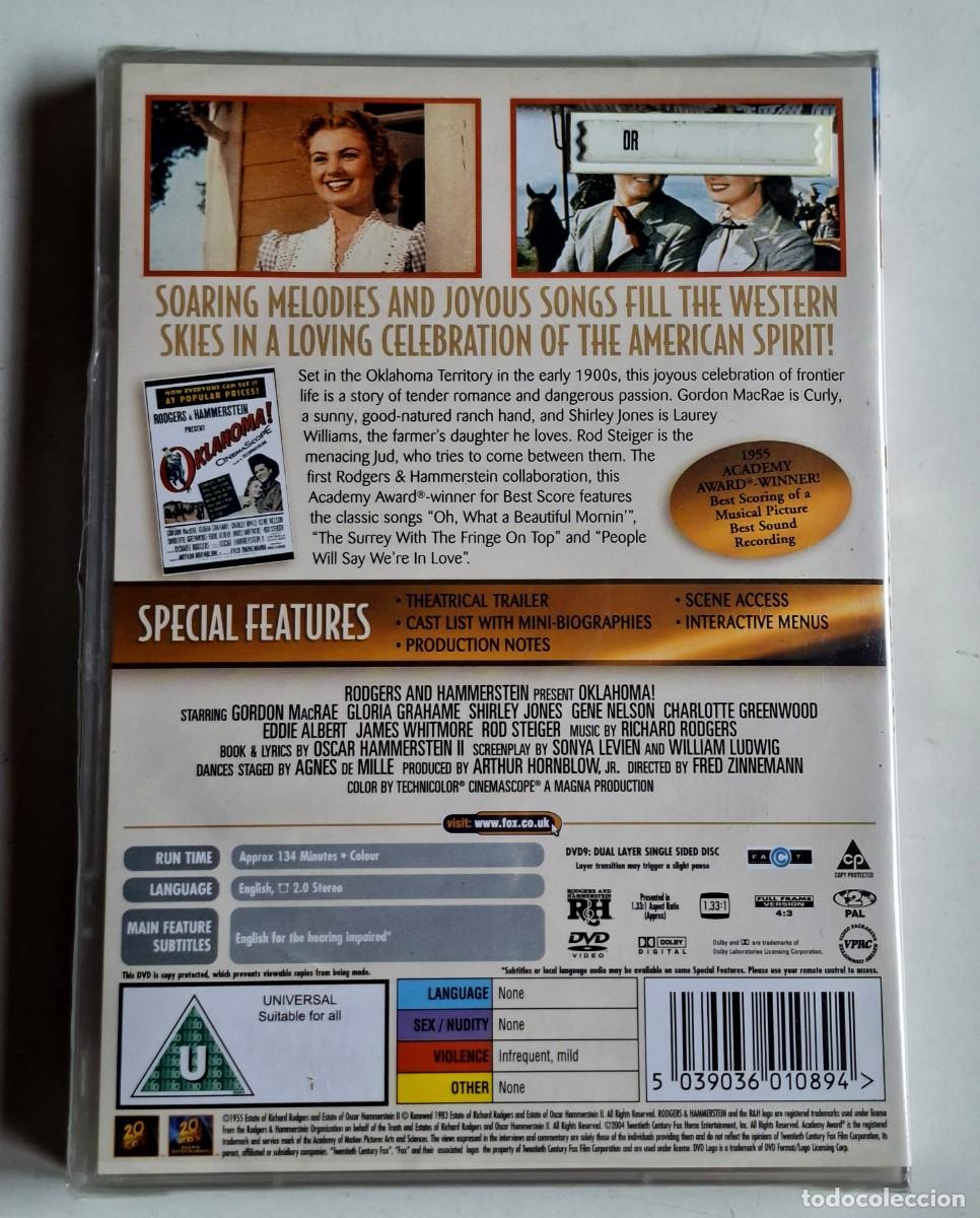 Cine: DVD - OKLAHOMA - NUEVO - Foto 2
