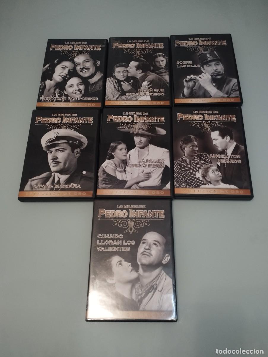 Cine: Lote de 7 DVD de Pedro Infante colecci&oacute;n de oro