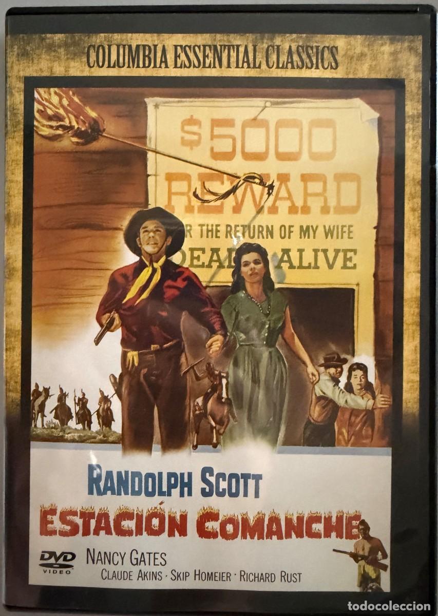 Cine: ESTACION COMANCHE (1959) RANDOLPH SCOTT, NANCY GATES - FILM BUDD BOETTICHER