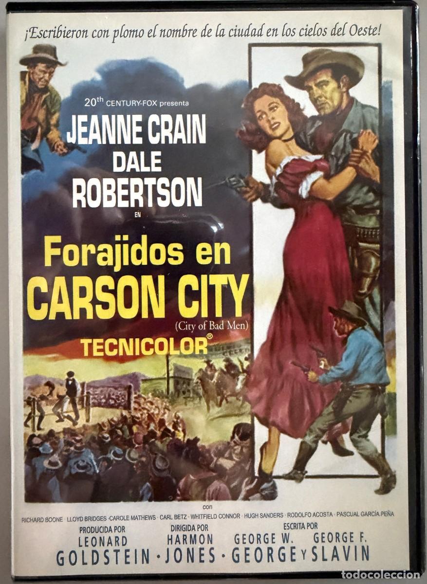 Cine: FORAJIDOS EN CARSON CITY (CITY OF BAD MEN, 1953) JEANNE CRAIN, DALE ROBERTSON - FILM HARMON JONES