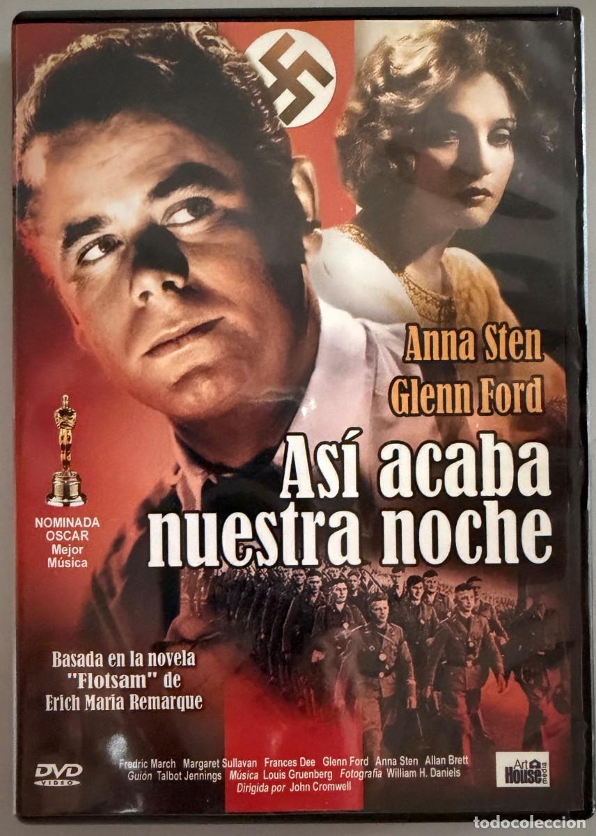 Cine: ASI ACABA NUESTRA NOCHE (SO ENDS OUR NIGHT, 1941) ANNA STEN GLENN FORD - FILM JOHN CROMWELL