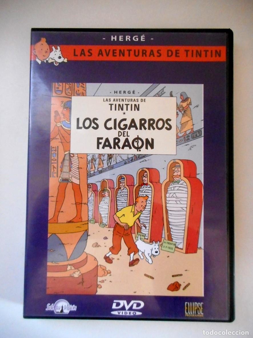 Cine: LAS NUEVAS AVENTURAS DE TINTIN LOS CIGARROS DEL FARA&Oacute;N (DVD) ANIMACI&Oacute;N 1991