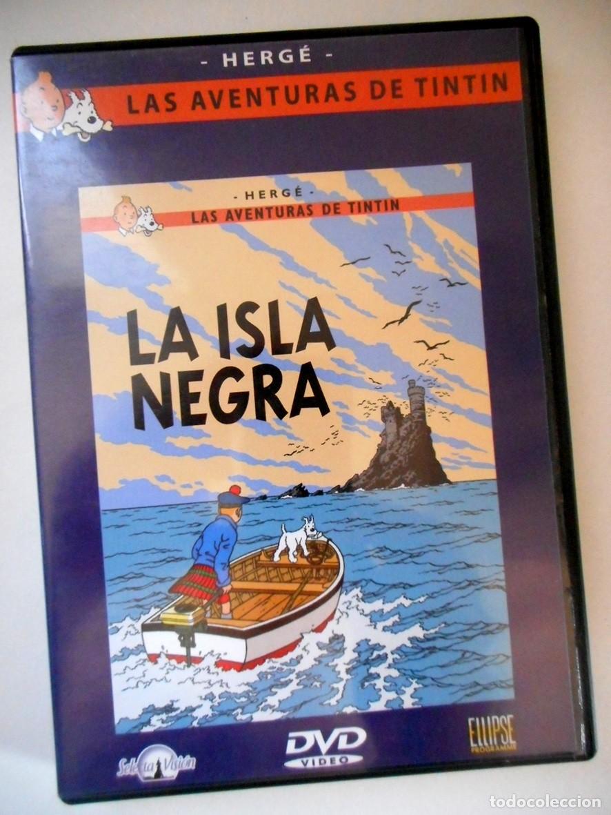 Cine: LAS AVENTURAS DE TINTIN LA ISLA NEGRA (DVD) ANIMACI&Oacute;N 1991