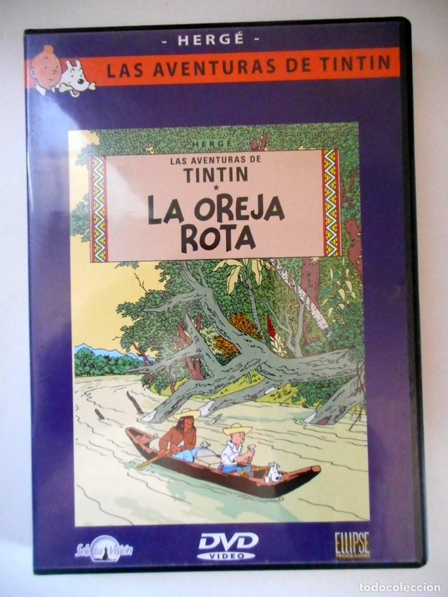 Cin&eacute;ma: LAS AVENTURAS DE TINTIN LA OREJA ROTA (DVD) ANIMACI&Oacute;N 1992