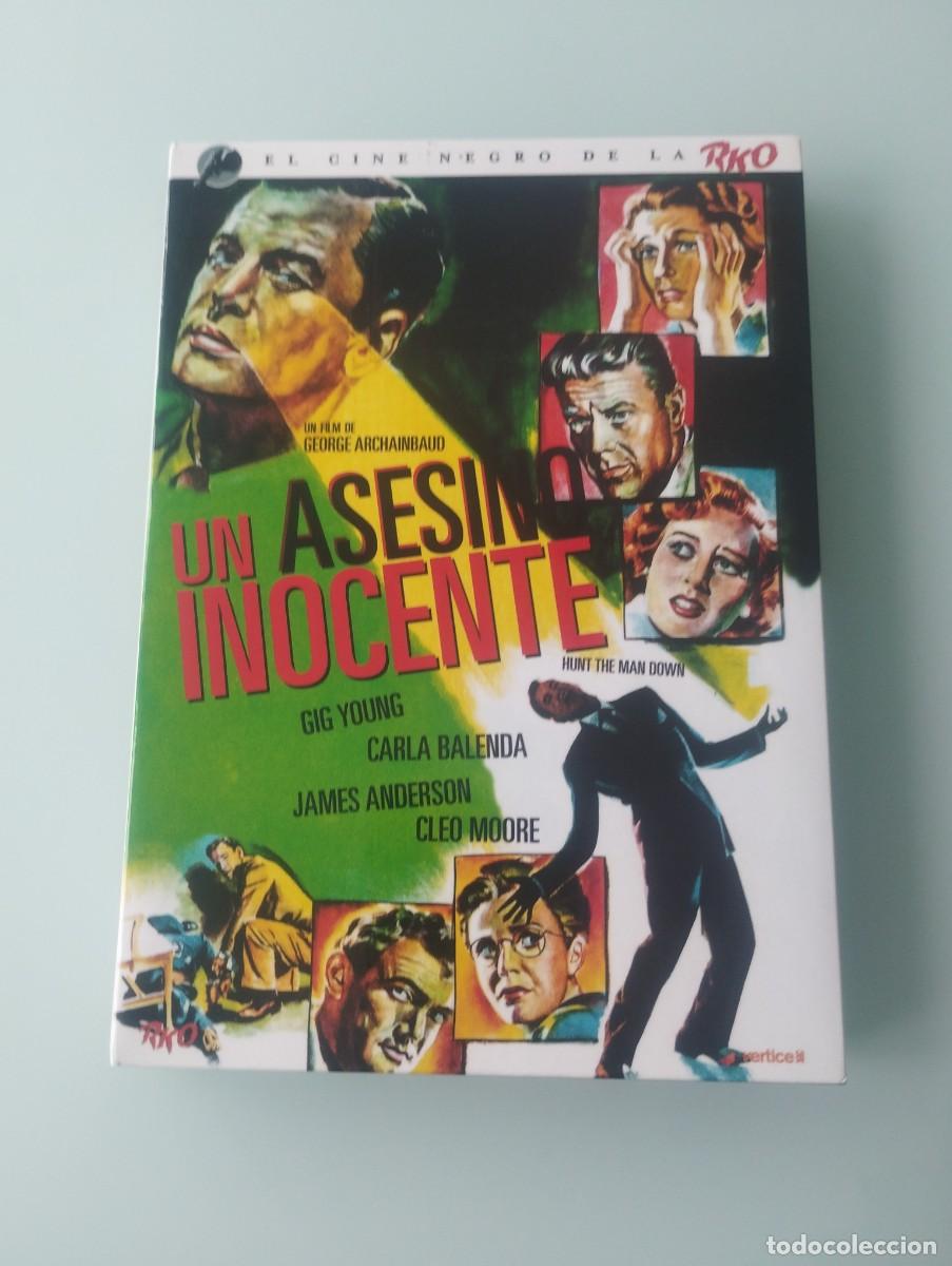 Cine: DVD Un asesino inocente de George Archinbaud con libreto exclusivo de 24 paginas, cine negro RKO
