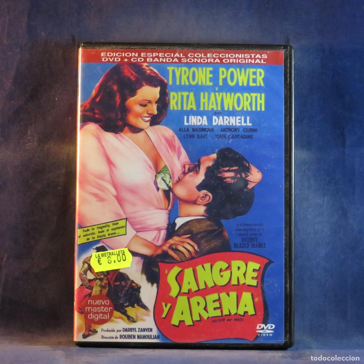 Cine: SANGRE Y ARENA (EDICI&Oacute;N ESPECIAL COLECCIONISTA CON CD BANDA SONORA) - DVD + CD