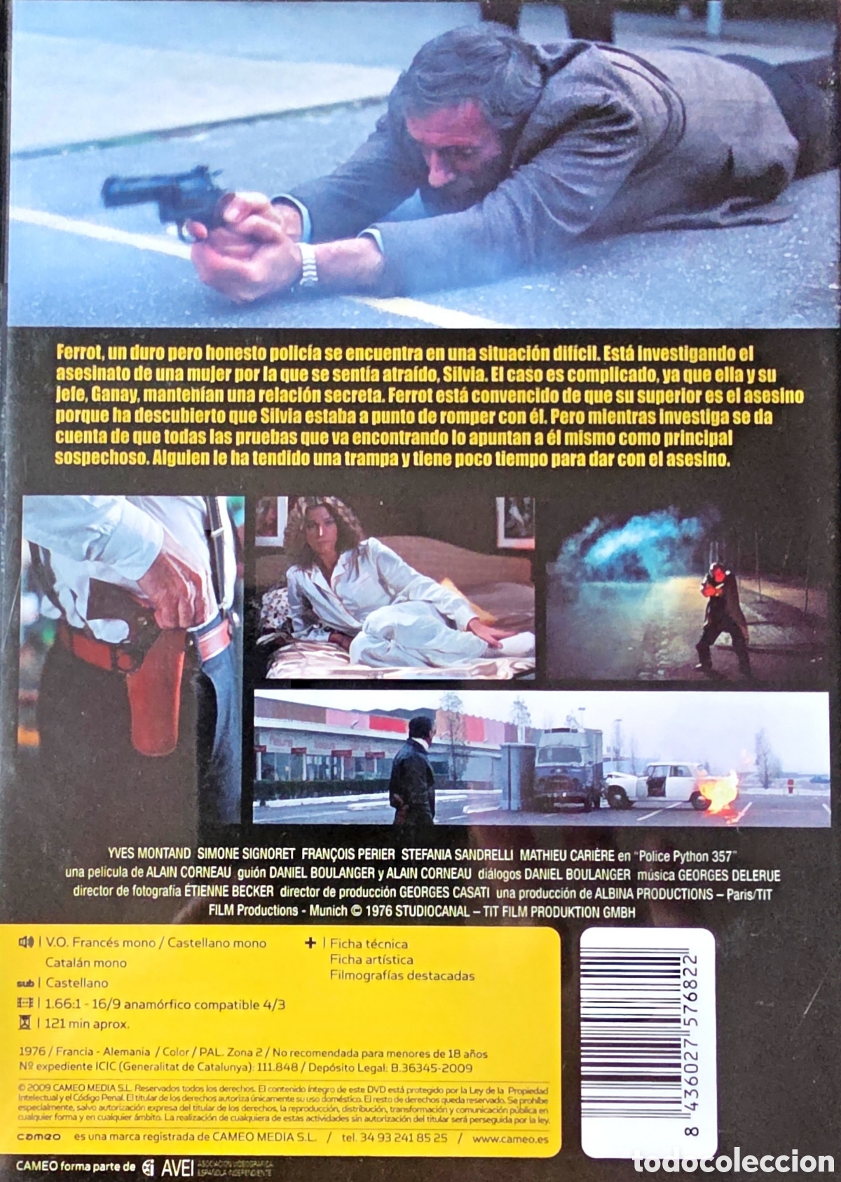 Cine: POLICIA PYTHON 357 SIMON SIGNORET - Foto 2