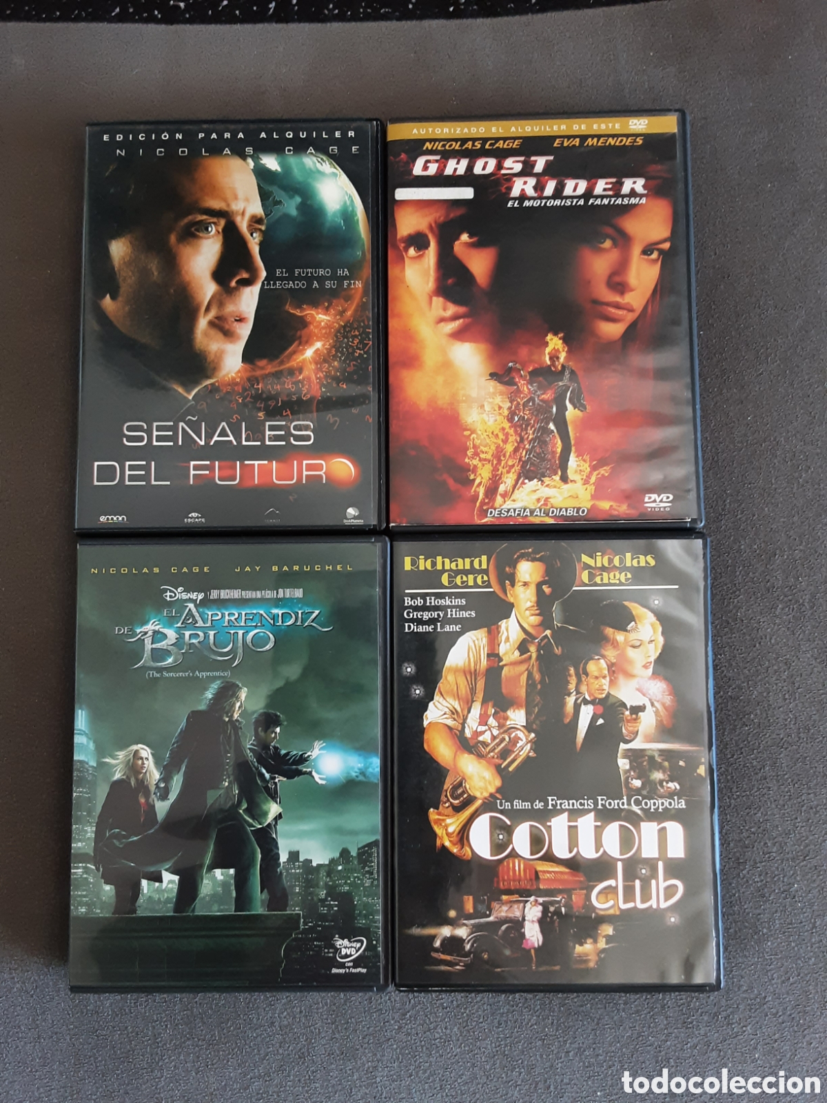 Cine: LOTE DE 4 PELICULAS DVD DE NICOLAS CAGE