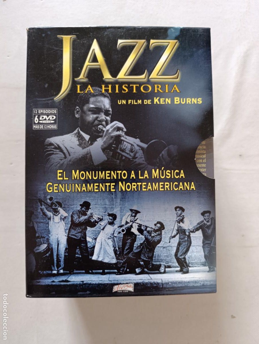 Cine: DVD PACK JAZZ LA HISTORIA - KEN BURNS - 6 DVD'S, 12 EPISODIOS (GZw)