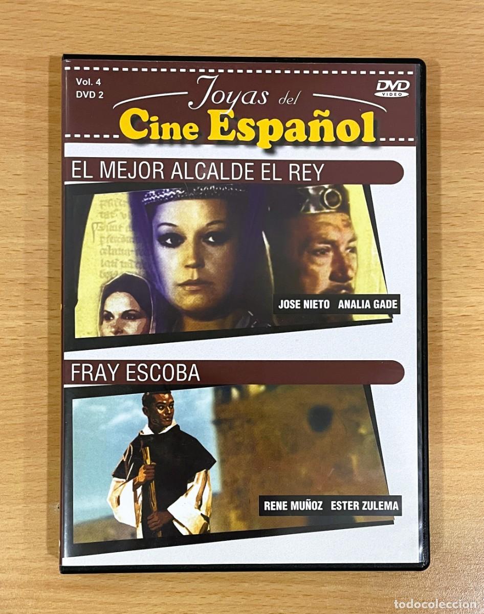 Cine: DVD JOYAS DEL CINE ESPA&Ntilde;OL vol. 4 - EL MEJOR ALCALDE, EL REY (1974) + FRAY ESCOBA (1961)