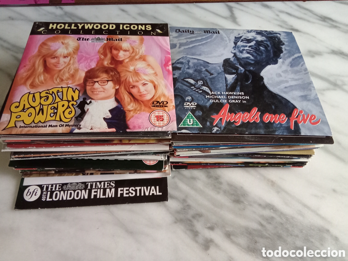 Cine: Lote de 50 Pel&iacute;culas DVD Promo - Card Sleeve English Audio Classic Films