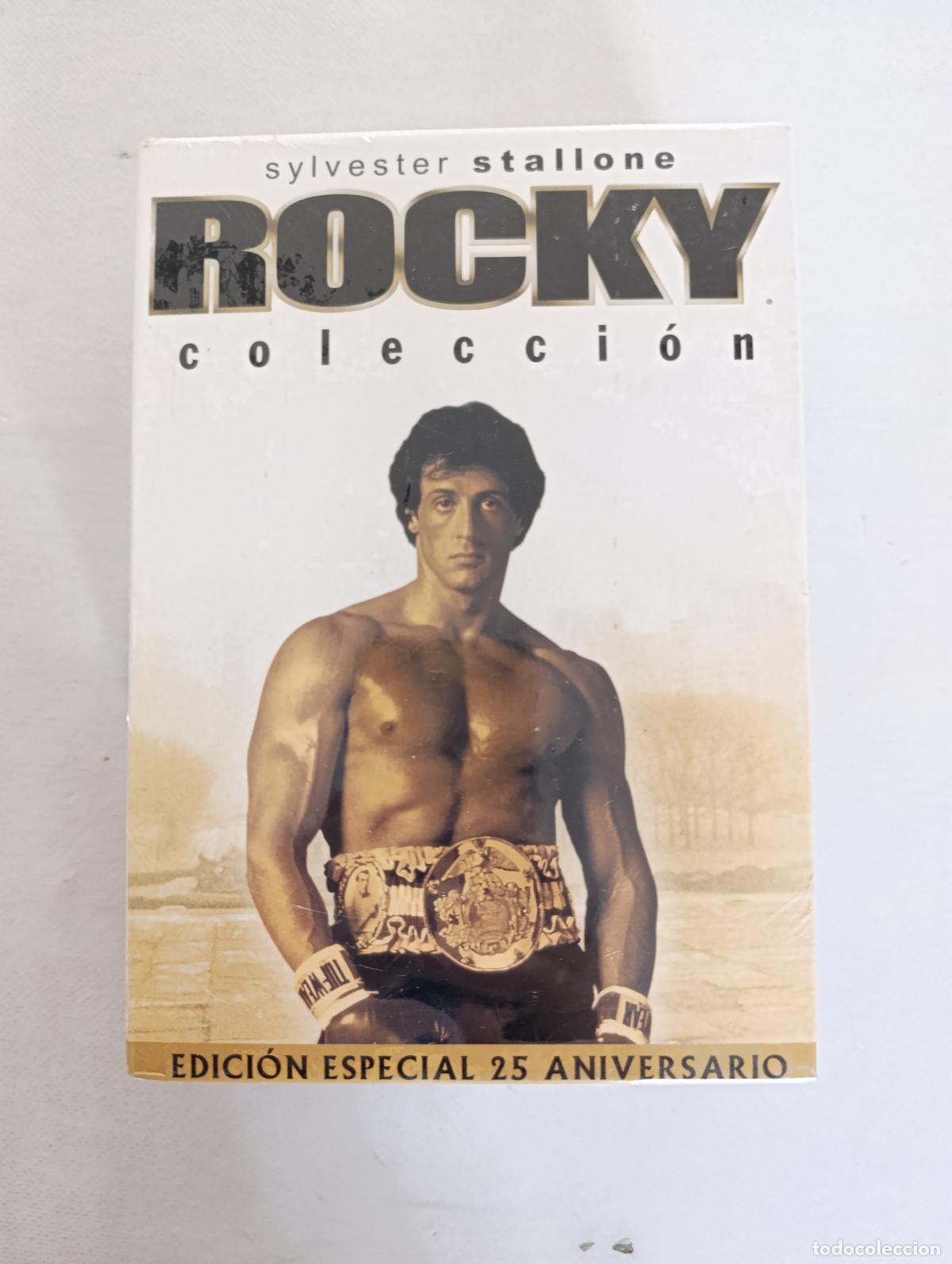 Cine: DVD PACK ROCKY COLECCION - EDICION ESPECIAL 25 ANIVERSARIO - SYLVESTER STALLONE - 5 DVD'S (HYw)