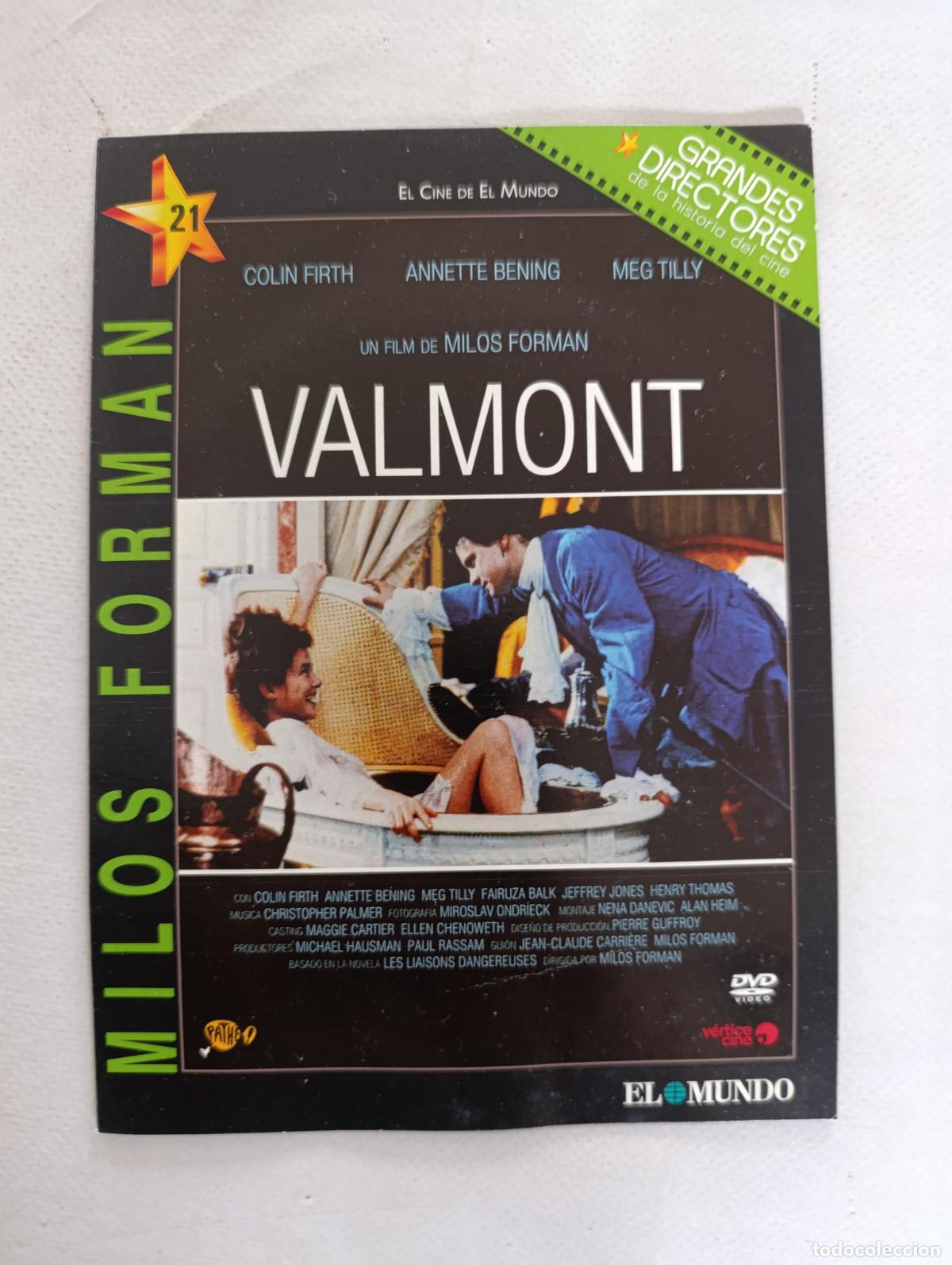 Cine: DVD VALMONT - MILOS FORMAN - COLIN FIRTH - FUNDA FINA CARTON (024C)