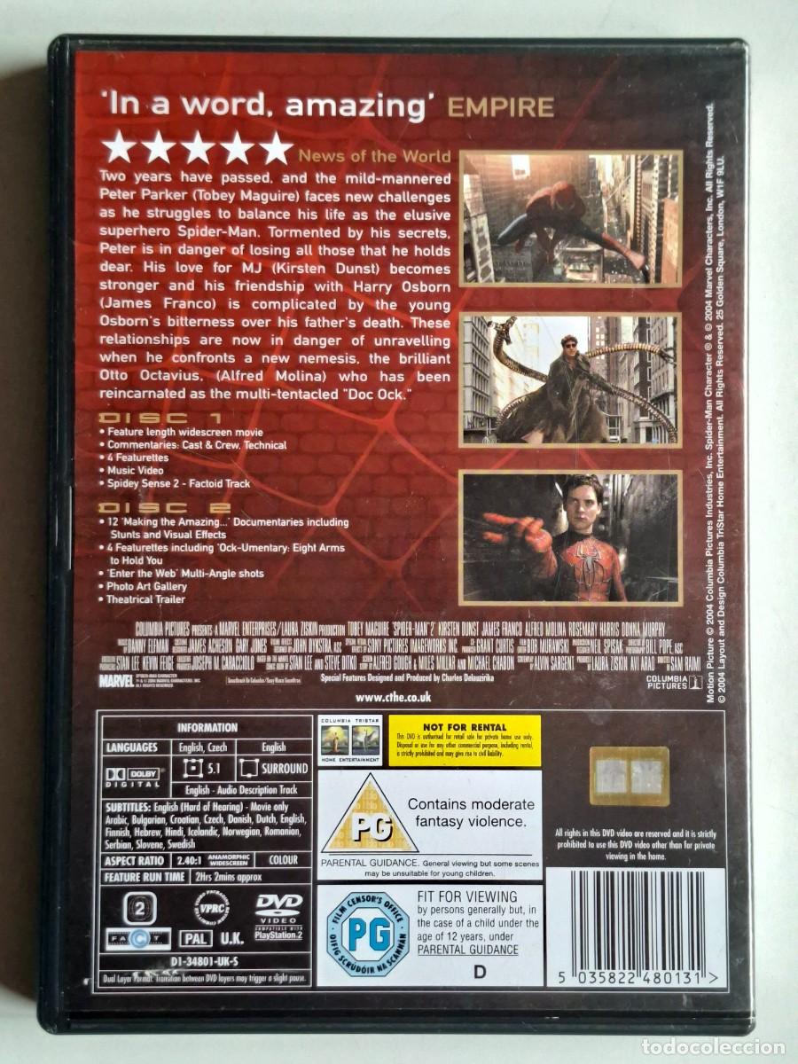 Cine: DVD - SPIDER MAN - 2 - Foto 2
