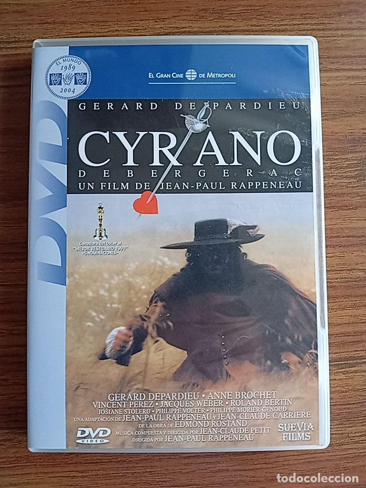 Cine: Cyrano de Bergerac, de Jean Paul Rappeneau, con Gerard Depardieu. Pel&iacute;cula DVD