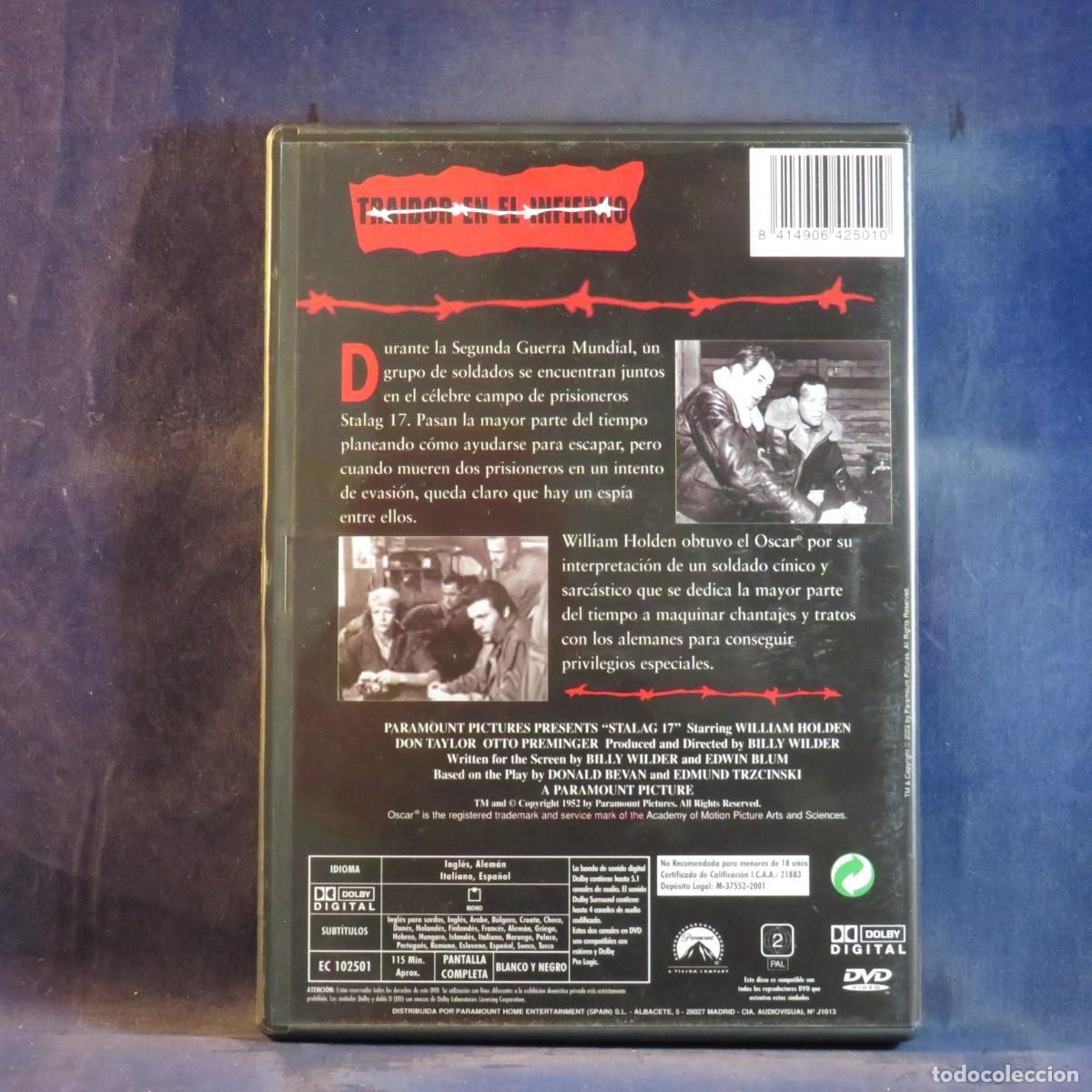 Cine: TRAIDOR EN EL INFIERNO - DVD - Foto 2