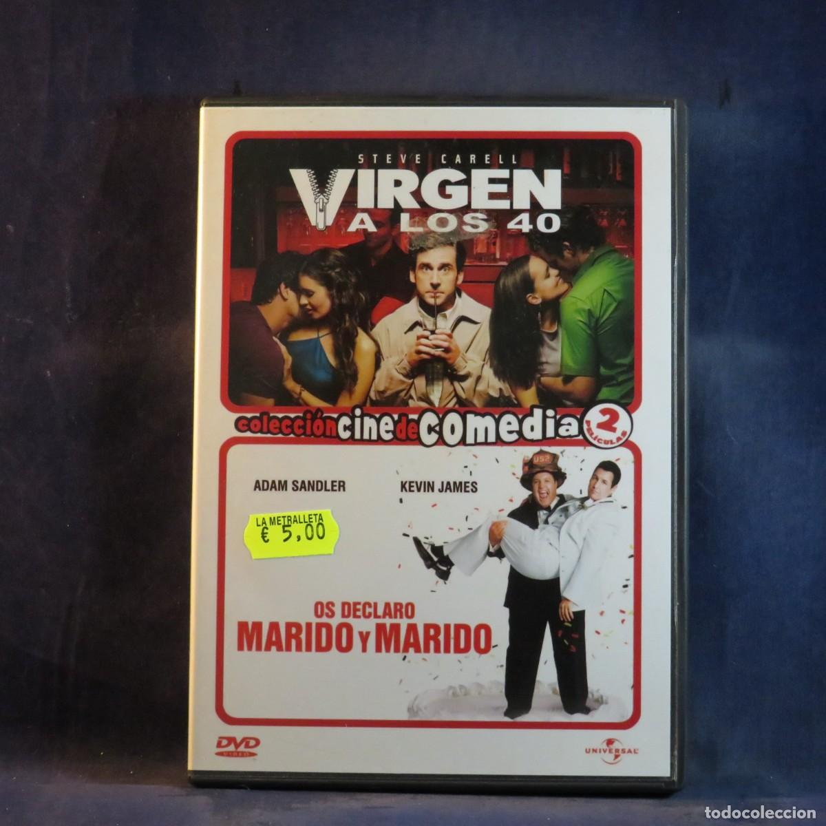 Cine: VIRGEN A LOS 40 + OS DECLARO MARIDO Y MARIDO - 2 DVD