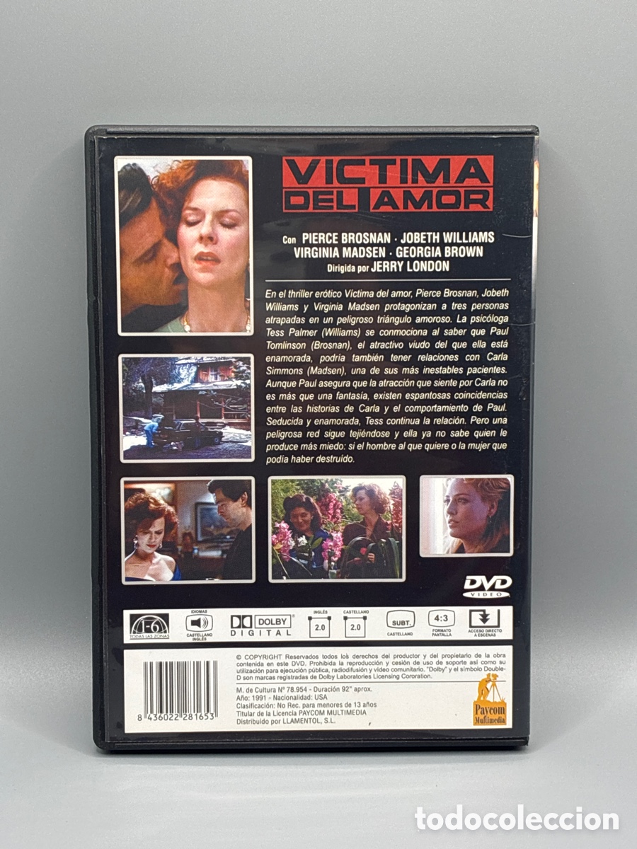 Cine: V&iacute;ctima del amor DVD - Foto 2