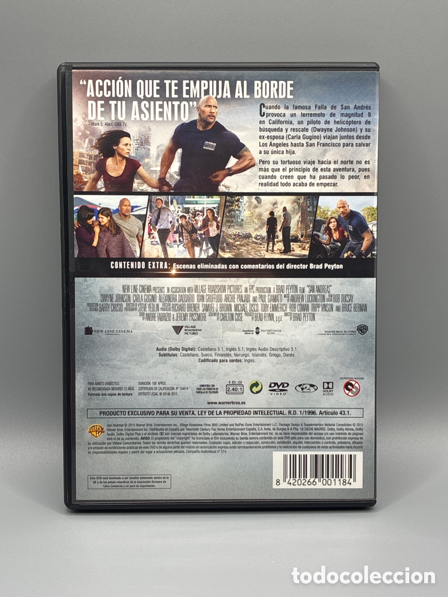 Cine: San Andr&eacute;s (Dwayne Johnson) DVD - Foto 2