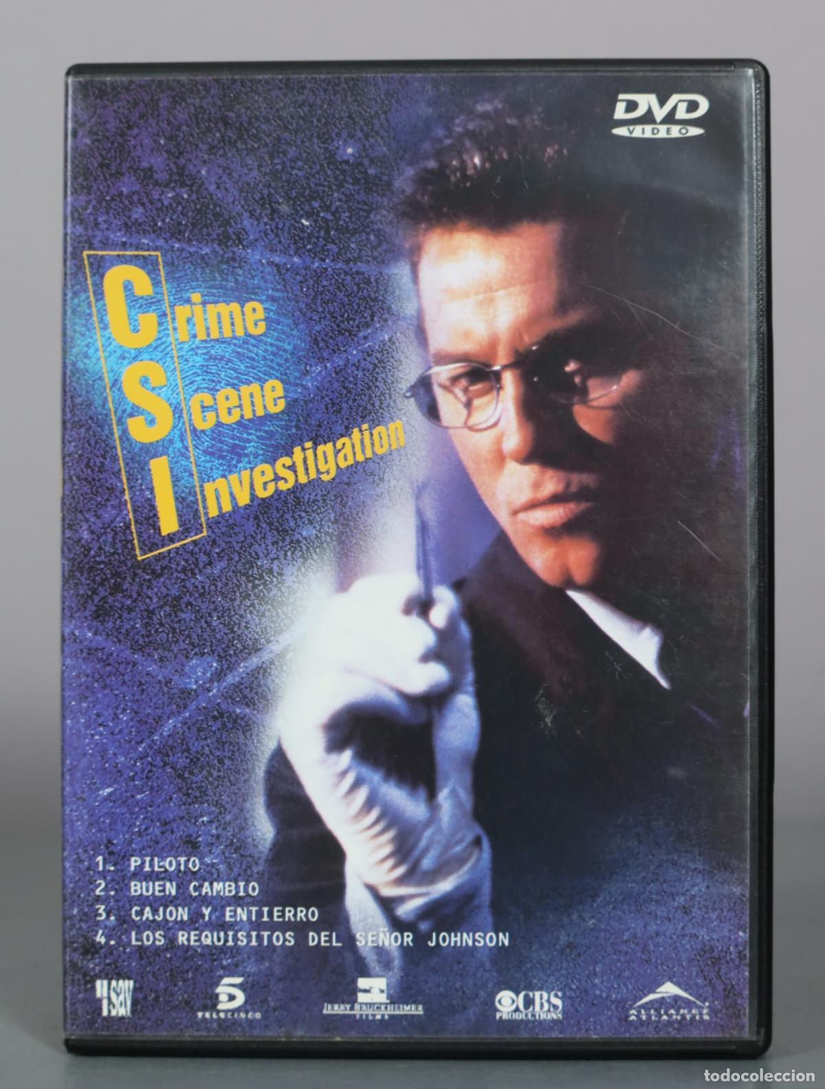 Cine: DVD. CSI - Crime Scene Investigation - 1.1 - 1.4 Episodios