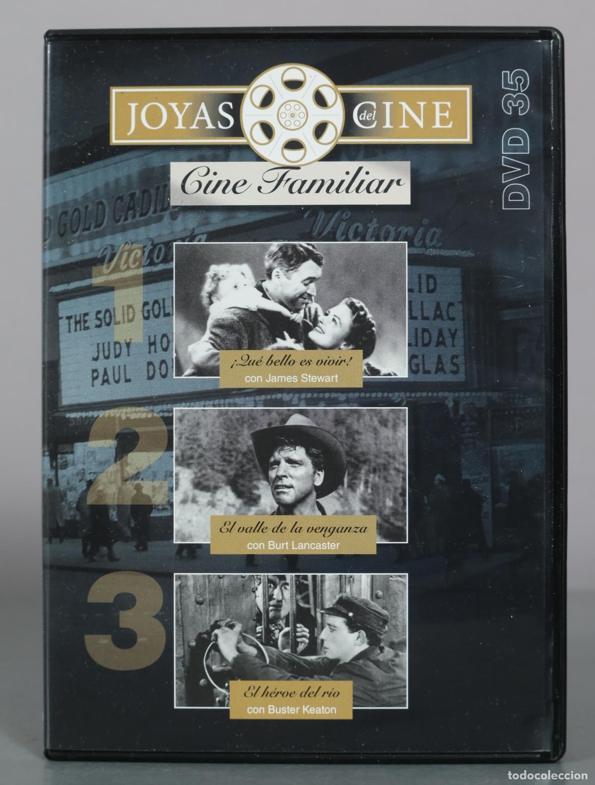 Cine: DVD. Joyas del Cine - Cine Familiar - &iexcl;Qu&eacute; bello es vivir! - El valle de la venganza - El h&eacute;roe del
